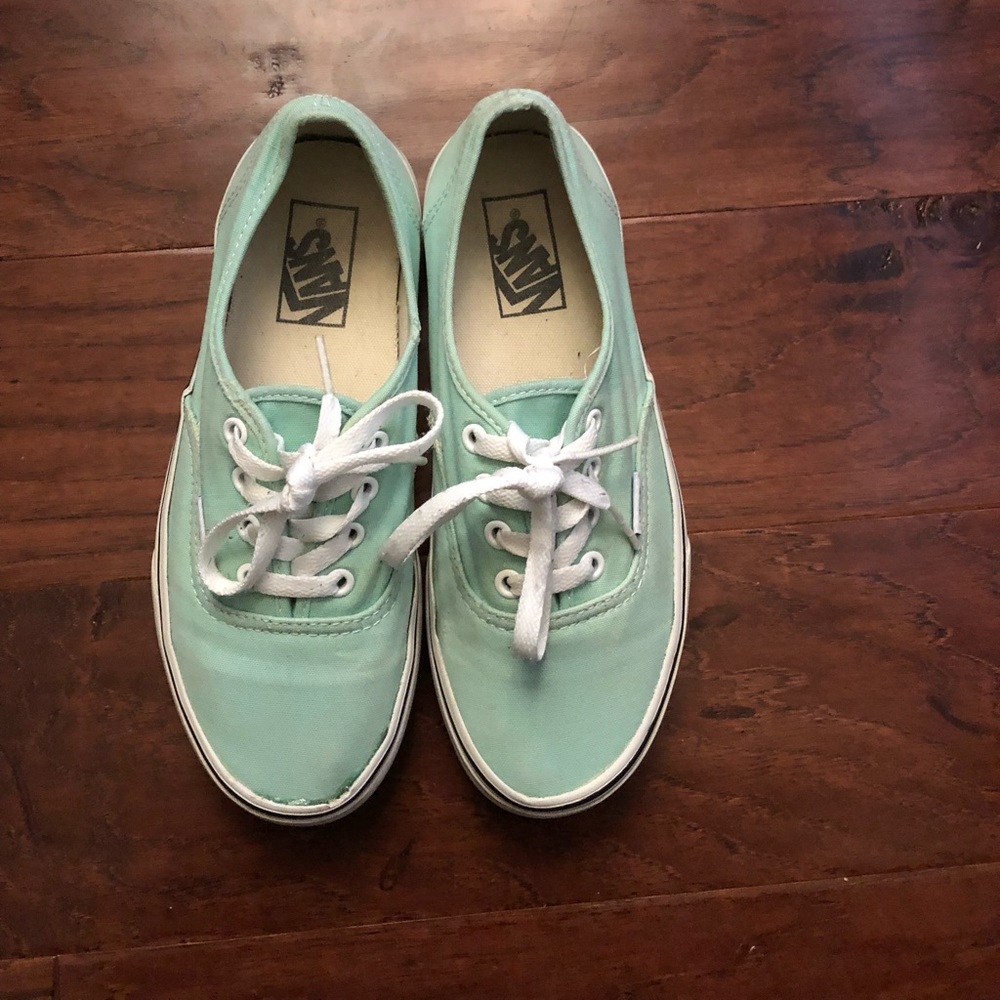 Mint green Vans